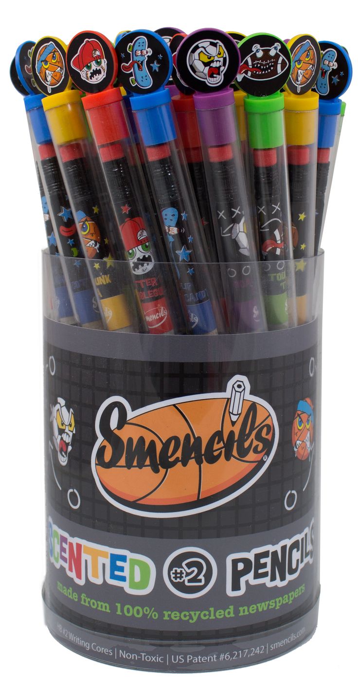 Smencils Scented Pencils Strawberry Recycled Newspapers Gourmet