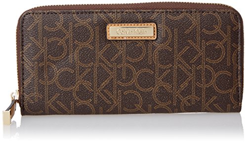 Calvin Klein MoNogram Continental Zip Wallet