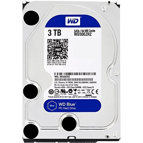 Western Digital 3.5" Int HDD 3TB (Blue)