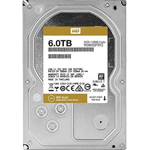 Western Digital  3.5" Int HDD 6TB (RE)(Gold)