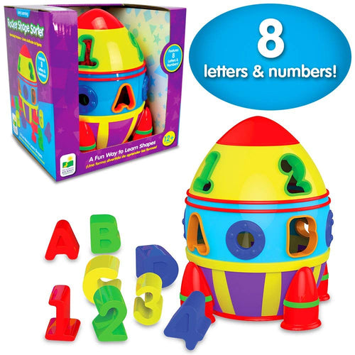 The Learning Journey Rocket Shape Sorter