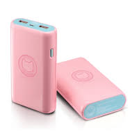 FUJITSU MC120 5200mAh POWERBANK V2, SS CELL PINK