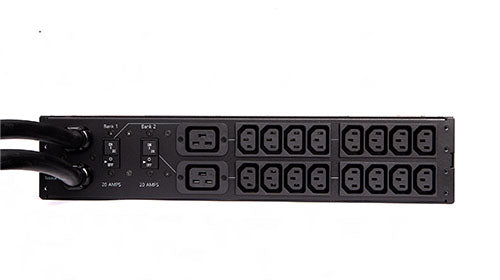 APC Rack ATS  200-208V 30A L6-30 in  (16) C13 (2) C19 out