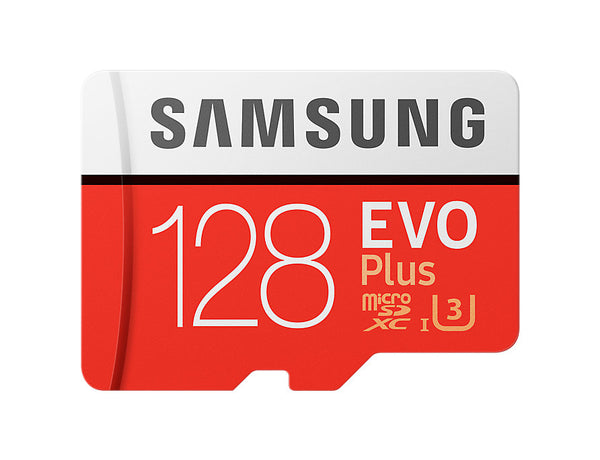 SAMSUNG128GB EVO PLUS 2 microSD 100/90MBs W APT