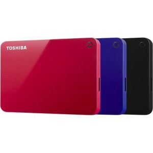 Toshiba Canvio ADVANCE 3.0 V9 Portable Hard Drive 1TB, Red