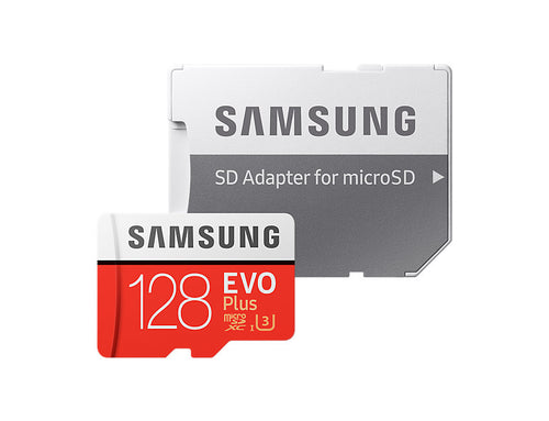 SAMSUNG128GB EVO PLUS 2 microSD 100/90MBs W APT