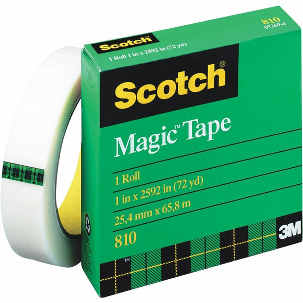 3M MAGIC TAPE 1" X 72YD, 3M MOUNTING TAPE 3/4" X 39" PERMANENT