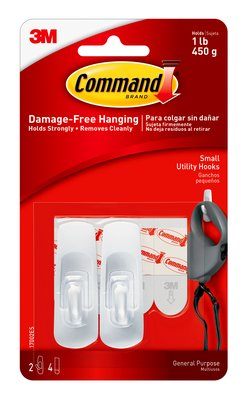 3M Combo (3M command Small Hook, 3M Nomad Dirt Trap Mat ( plain cut ) Size : 24” x 36”, 3M Glass Cleaner with Protector Size : 1 Quart)