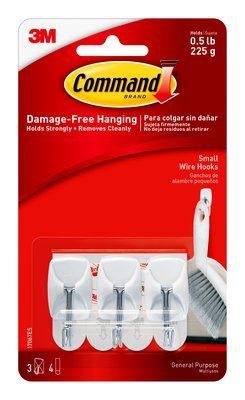 3M Combo ( 3M Command Designer Small Hook, 3M Command Jumbo Hook, 3M Command Utensil Hook)