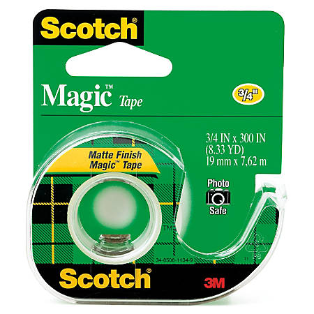 3M TRANSPARENT TAPE 3/4" X 300", 3M FOR GLASS & ACRYLIC - FLAT, SMOOTH & CLEAR SURFACES TRANSPARENT 19MM X 4M X 1MM