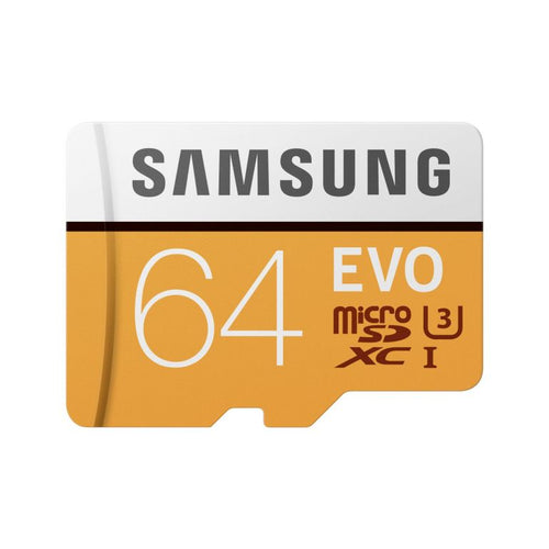 SAMSUNG 64GB EVO 2 microSD 100MBs W APT