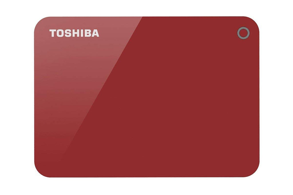 Toshiba Canvio ADVANCE 3.0 V9 Portable Hard Drive 2TB, Red