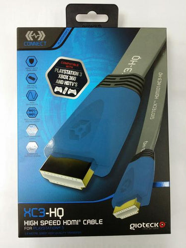 PS3 GIOTECK HIGH SPEED HDMI CABLE XC3-HQ