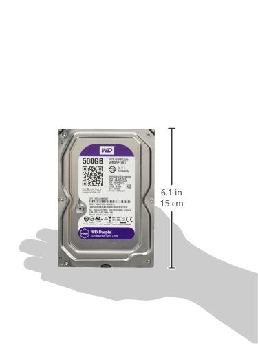 Western Digital  3.5" Int HDD 500GB (PURPLE)