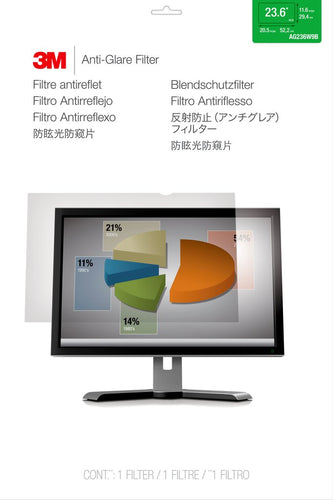 3M™- AG23.6W9 Desktop Anti-Glare Filter (23.6 Inches)