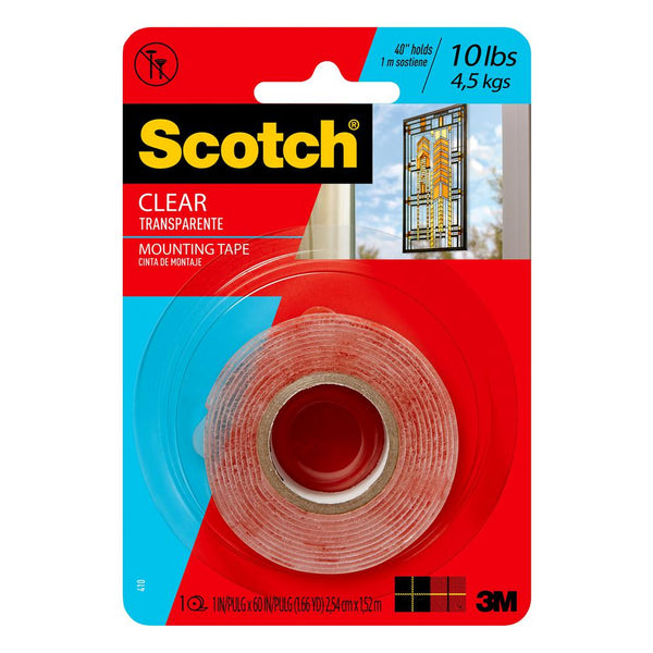 3M PREMIUM TRANSPARENT TAPE 3/4" X 36YD, 3M CLEAR MOUNTING TAPE CAT4010C 21MM X 4M