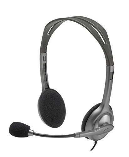 Logitech Stereo Headset H111 - Silver