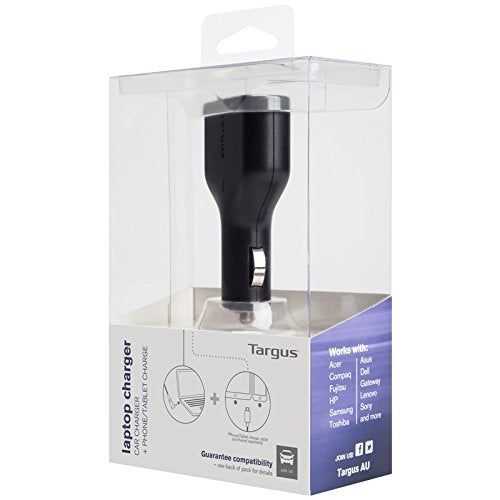 Targus Car Charger for Laptop & USB Tablet