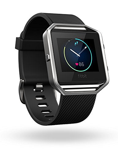 FITBIT BLAZE BLACK SILVER - LARGE