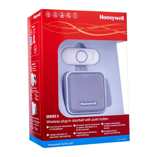 HONEYWELL WIRELESS PORTABLE DOORBELL HW-DC515NGBS (6 MELODIES)