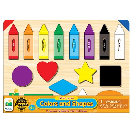 The Learning Journey  Lift & Learn Colors Shapes Puzzle