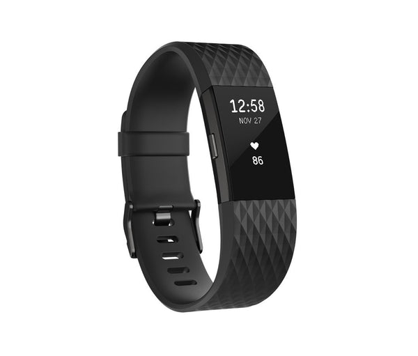 FITBIT CHARGE 2 GUNMETAL - LARGE