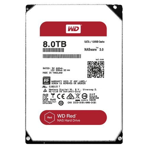 Western Digital  3.5" Int HDD 8TB (Red)