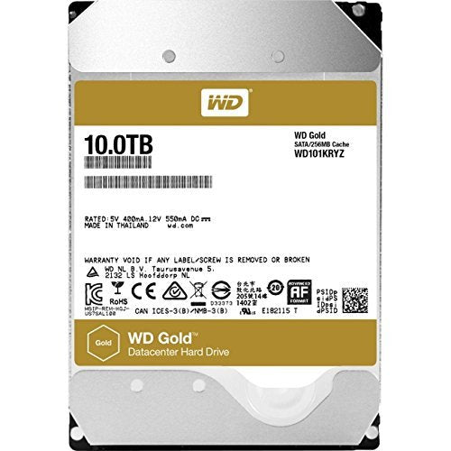 Western Digital 3.5" Int HDD 10TB (RED)(GOLD)