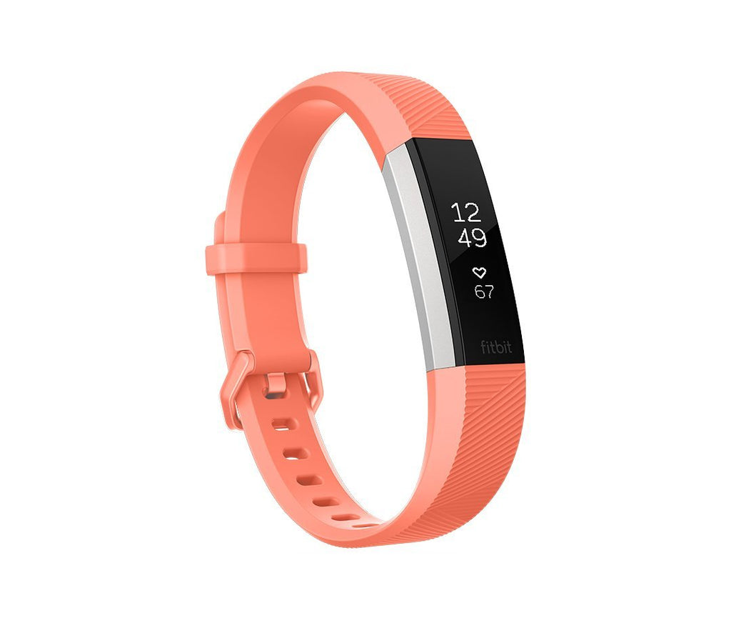 FITBIT ALTA HR CORAL SILVER - LARGE
