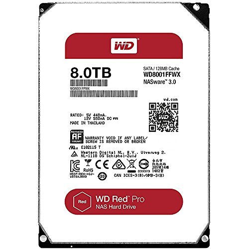 Western Digital 3.5" Int HDD 8TB (Red Pro)