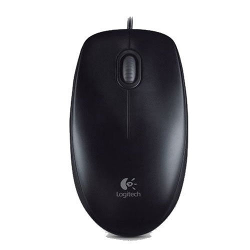 Logitech® Mouse M100 - BLACK - USB - AP - ARCA CLAMSHELL M100R