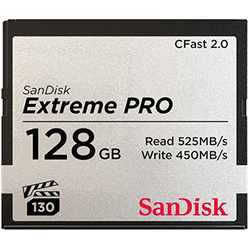 SanDisk Extreme Pro CFast 2.0 128GB Memory Card
