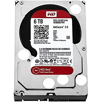 Western Digital 3.5" Int HDD 6TB (Red)*