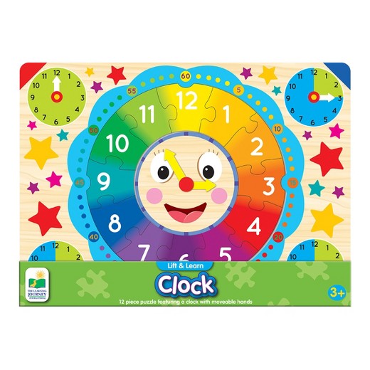 The Learning Journey Lift & Learn Clock Puzzle