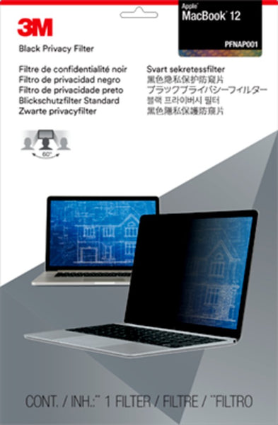 3M - Privacy Filter for Apple® MacBook® Pro 12" (Black)