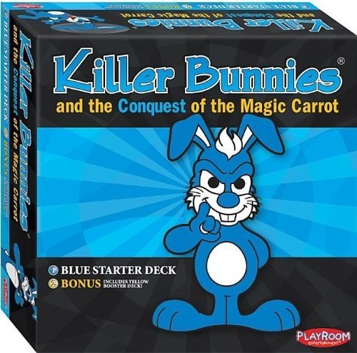 Playroom Entertainment Killer Bunnies Conquest Blue Starter Card Game