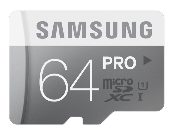 SAMSUNG MICRO SD U3 PRO 64GB CL10 W ADAPTER 90/80