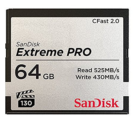 SanDisk Extreme Pro CFast 2.0 64GB Memory Card