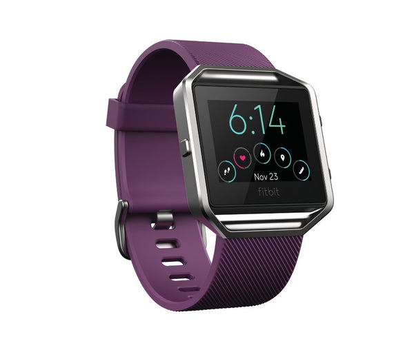 FITBIT BLAZE PLUM SILVER - SMALL