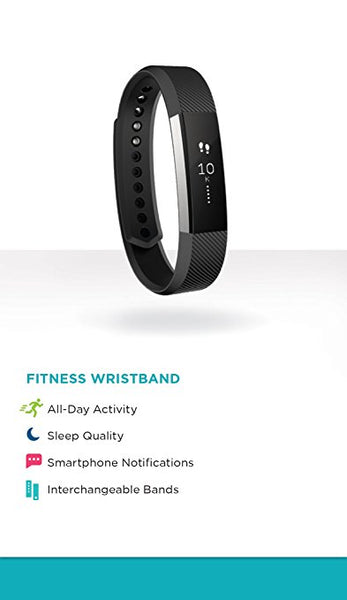 FITBIT ALTA BLACK SILVER - SMALL
