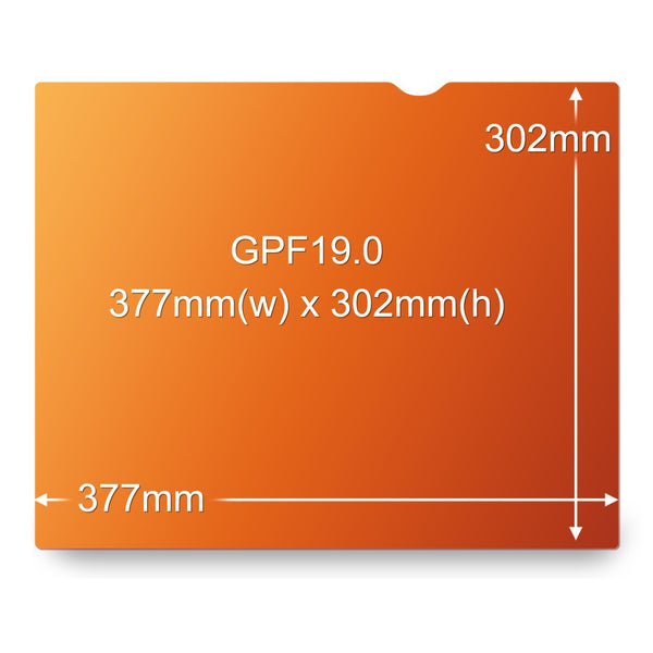 3M™- GPF19.0 Gold Desktop Privacy Filter