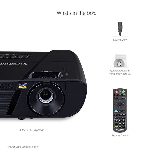 ViewSonic PJD7720HD 1080p HDMI Home Theater Projector