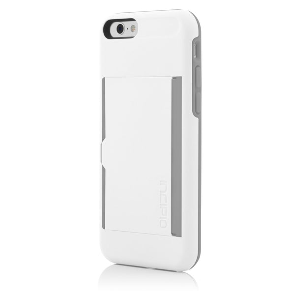 Incipio Stowaway [Advance] iPhone 6 Plus Case - White/Dark Grey