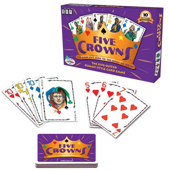 SET Enterprises Five Crowns Card Game