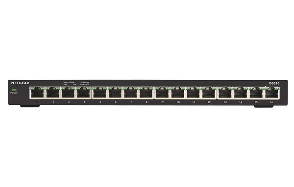 NetGear GS316 16Port Gigabit Ethernet Desktop Switch