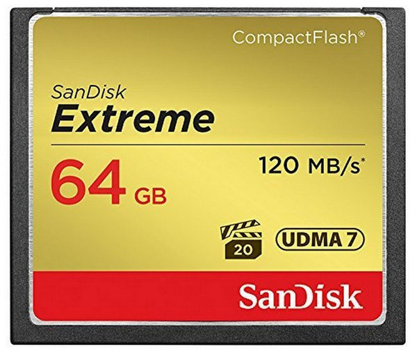 SanDisk Extreme CompactFlash Card 64GB