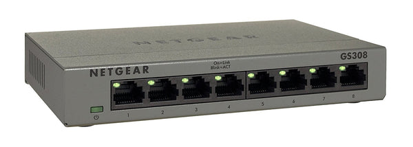NetGear GS308 8Port Gigabit Desktop Switch (metal casing)