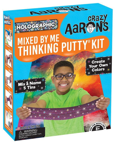 Crazy Aaron's Thinking Putty, Mixed By Me Kit, Holographic