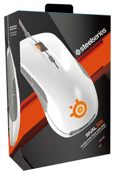 STEELSERIES RIVAL 300 MOUSE - WHITE