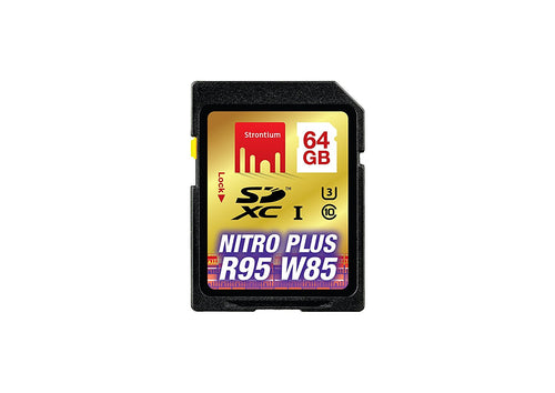 Strontium 64GB MicroSD nitro plus 3 in 1 R95/W85